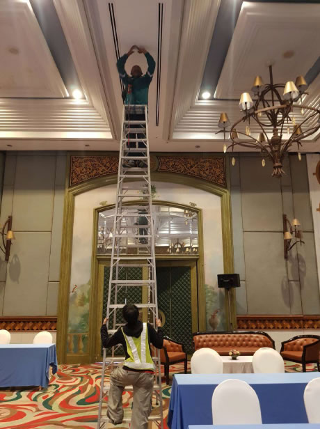 รับตรวจสอบระบบแจ้งเตือนไฟไหม้โรงแรม