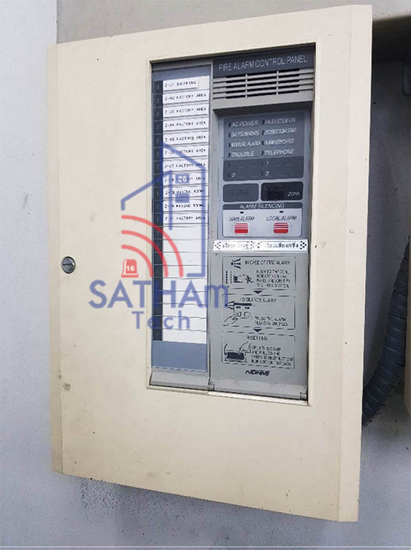 เปลียนตู้ควบคุมหลักระบบ Fire Alarm Control Panel