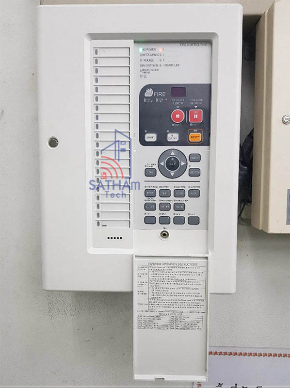 ตู้ควบคุมหลักระบบ Fire Alarm