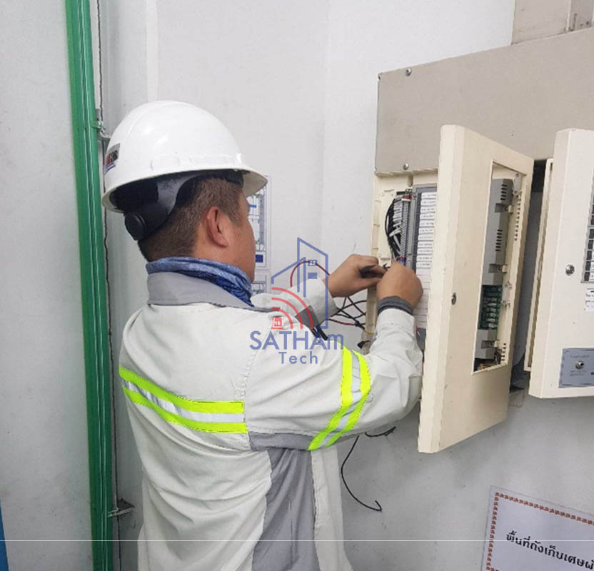 ทีมงานทำระบบแจ้งเตือนไฟไหม้